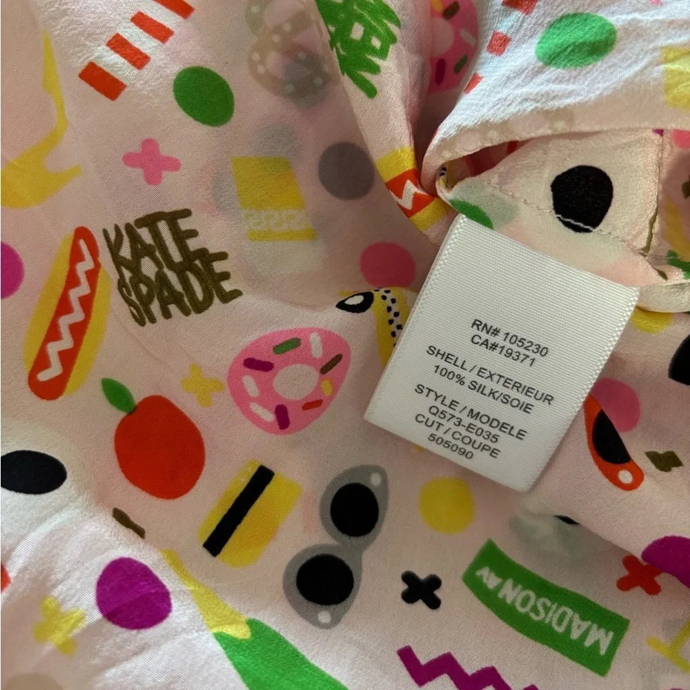 Kate Spade New York x Darcel Shelley NYC Silk Blouse - Picture 7 of 12